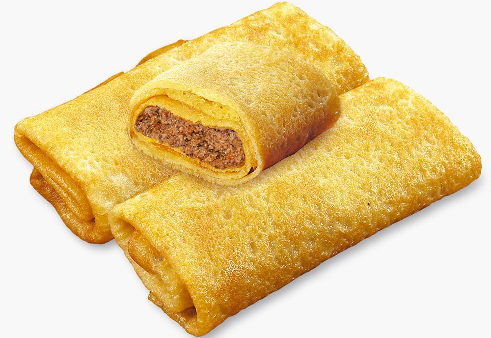 Блинчики Морозко С мясом конвертики замороженные, 1 кг., флоу-пак
