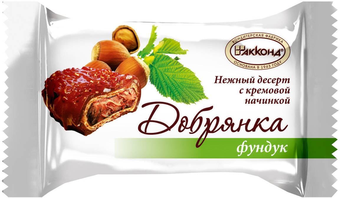 Десерт Акконд Добрянка фундук 4 кг., картон