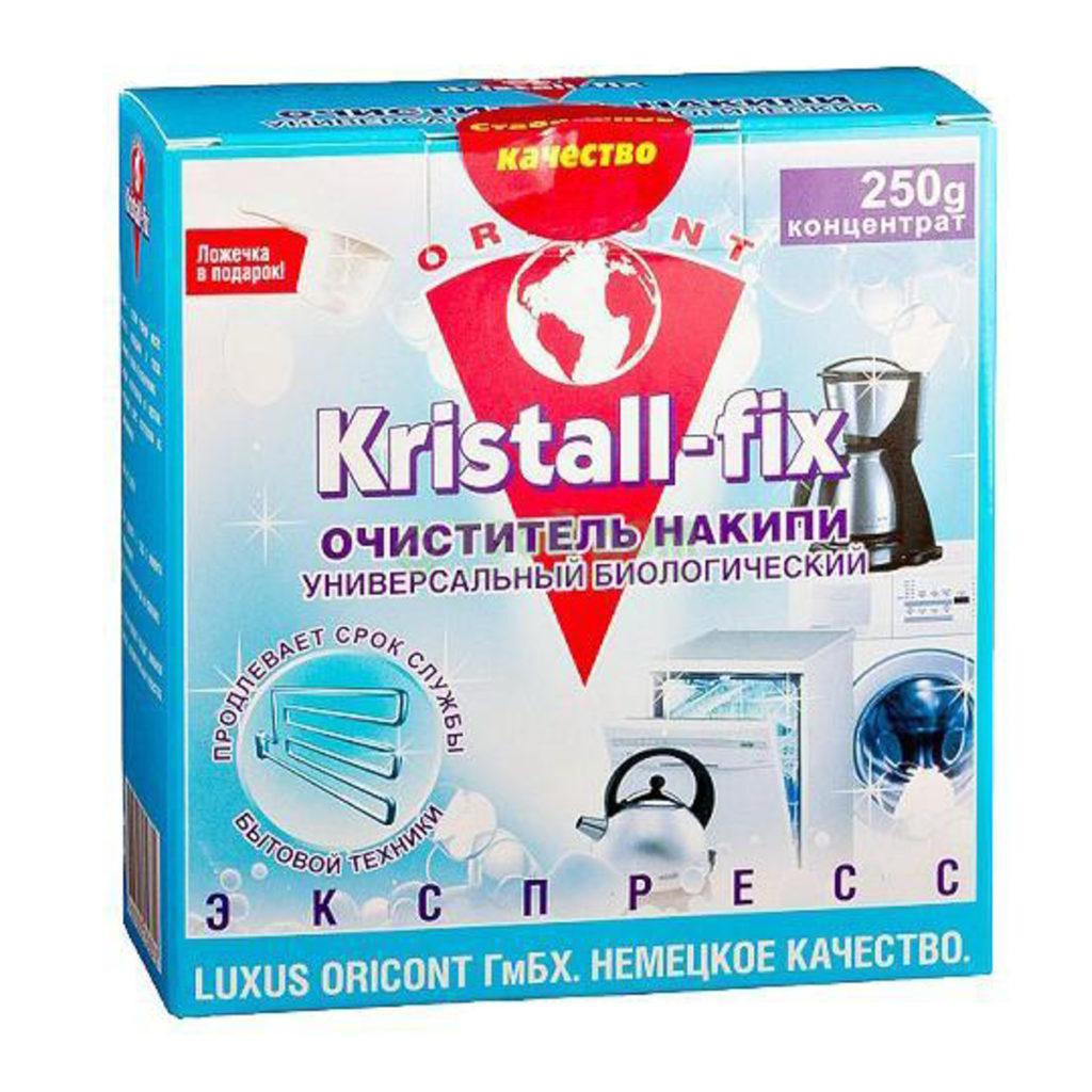 Биоочиститель накипи Luxus Kristall-Fix Универсальный для чайников, кофеварок, ПММ и стиральных машин 250 гр., картон
