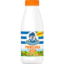 Ряженка 3,2% , Простоквашино, 930 мл., ПЭТ
