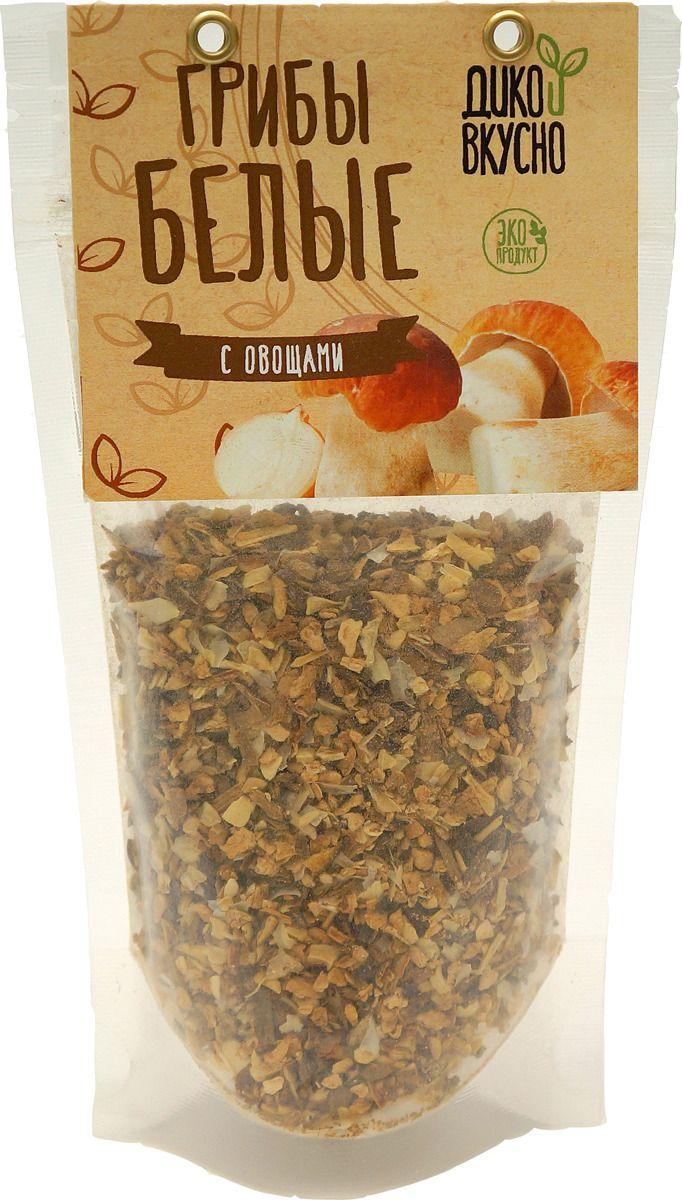 Грибы Дико Вкусно белые с овощами 50 гр., дой-пак
