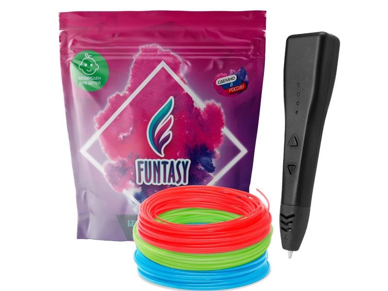 3D-ручка Funtasy PICCOLO,цвет Черный, дой-пак