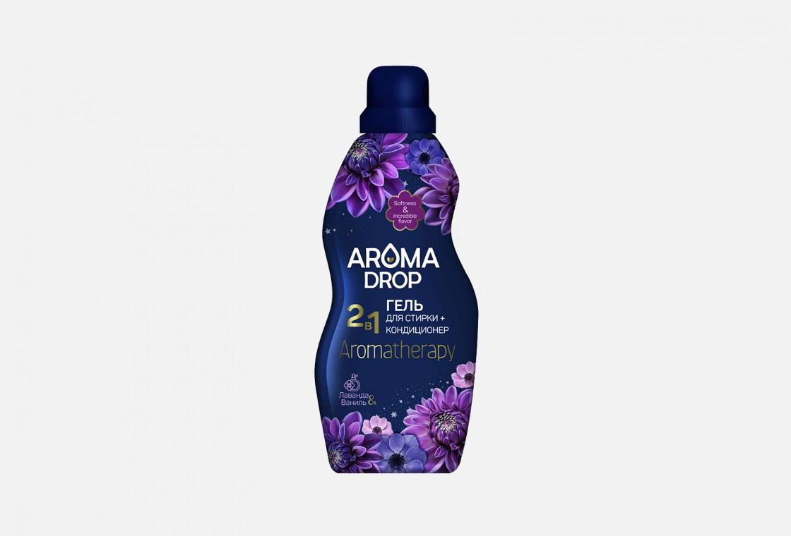 Гель для стирки Aroma Drop 2 в 1 Aromatherapy Лаванда и Ваниль, 1 л., ПЭТ
