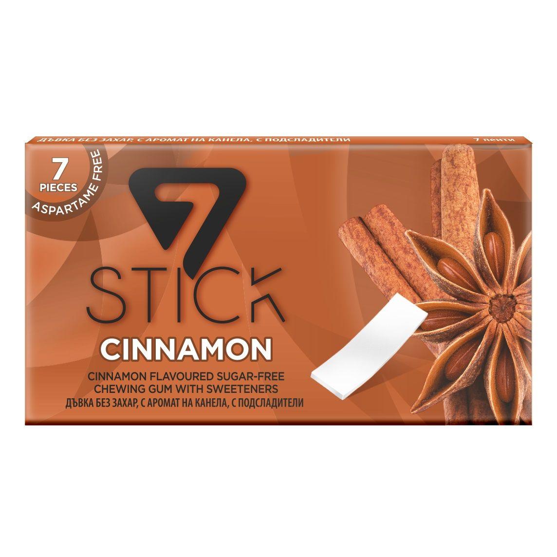 Жевательная резинка 7 STICK Корица 16,5 гр., картон