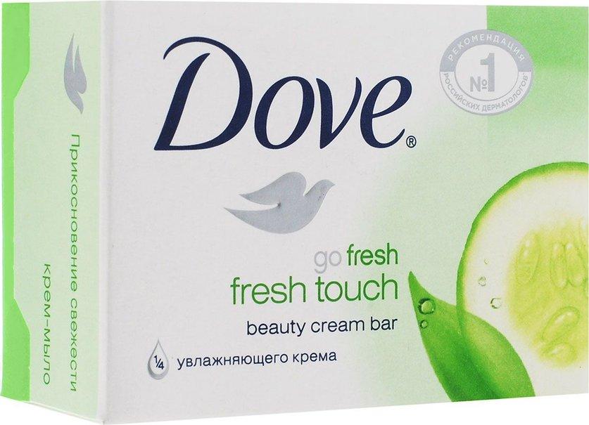 Крем-мыло Dove Прикосновение свежести 135 гр., картон