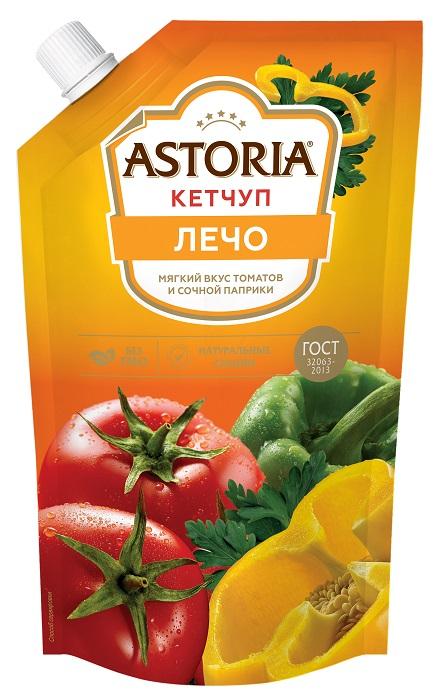 Кетчуп Astoria Лечо, 330 гр., дой-пак с дозатором
