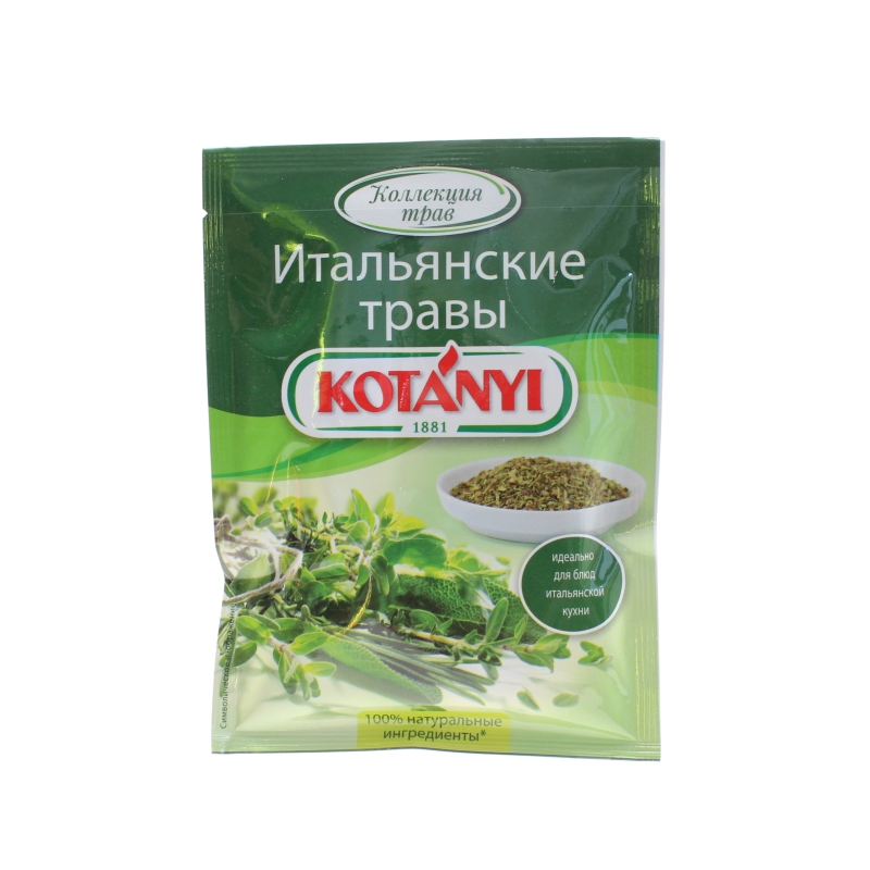 Приправа Kotanyi итальянские травы, 14 гр., бумага