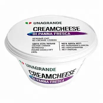Сыр сливочный Кремчиз Unagrande 70% пл/с, 200 гр., ПЭТ