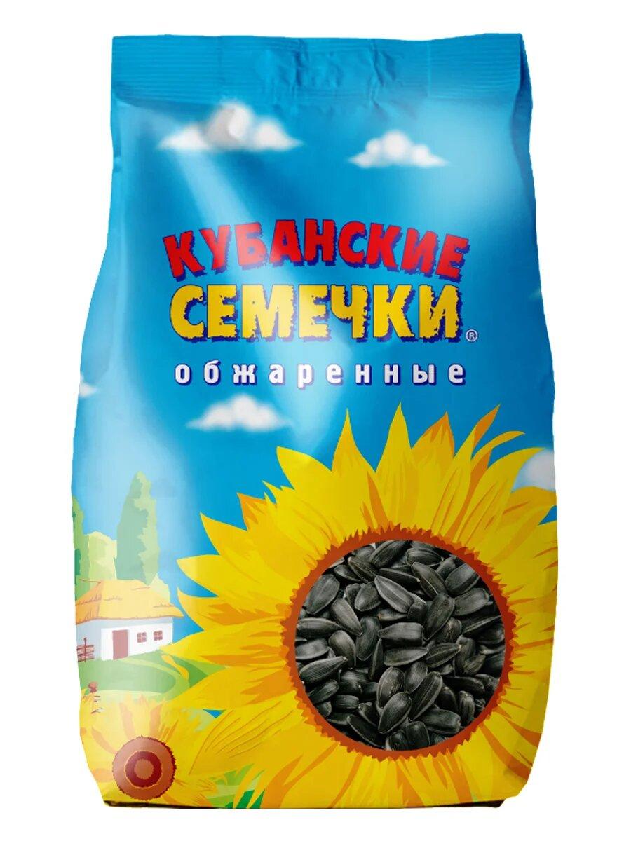 Семена подсолнечника обжаренные,Кубанские семечки, 300 гр., флоу-пак