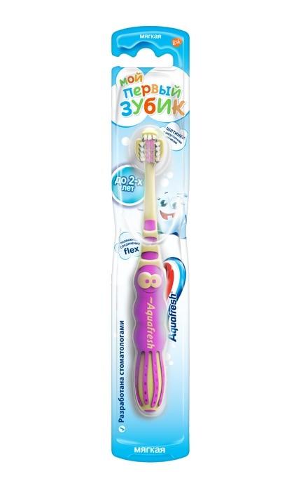 Зубная щетка Aquafresh Детская Мой первый зубик до 2 лет, блистер