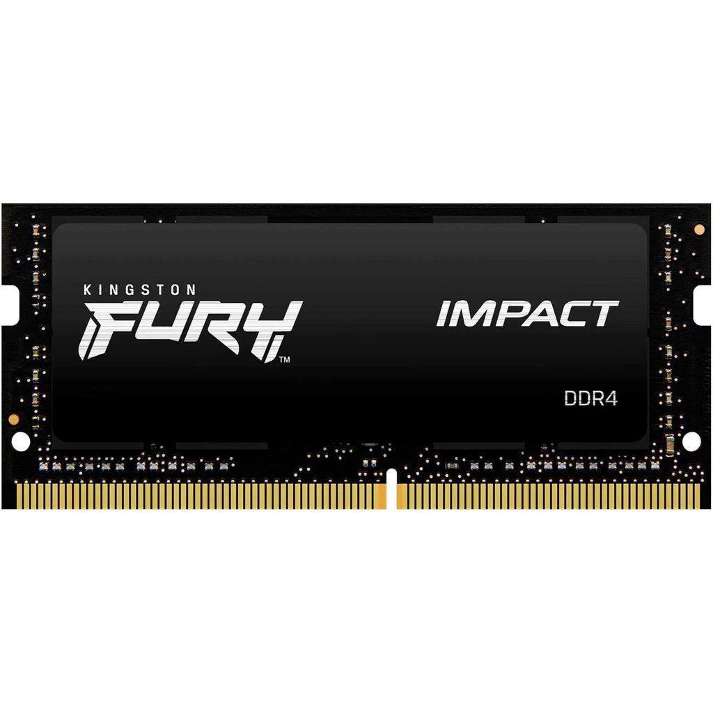 Оперативная память Kingston Fury Impact KF432S20IB/8 DDR4 - 1x 8ГБ 3200МГц, для ноутбуков (SO-DIMM), Ret