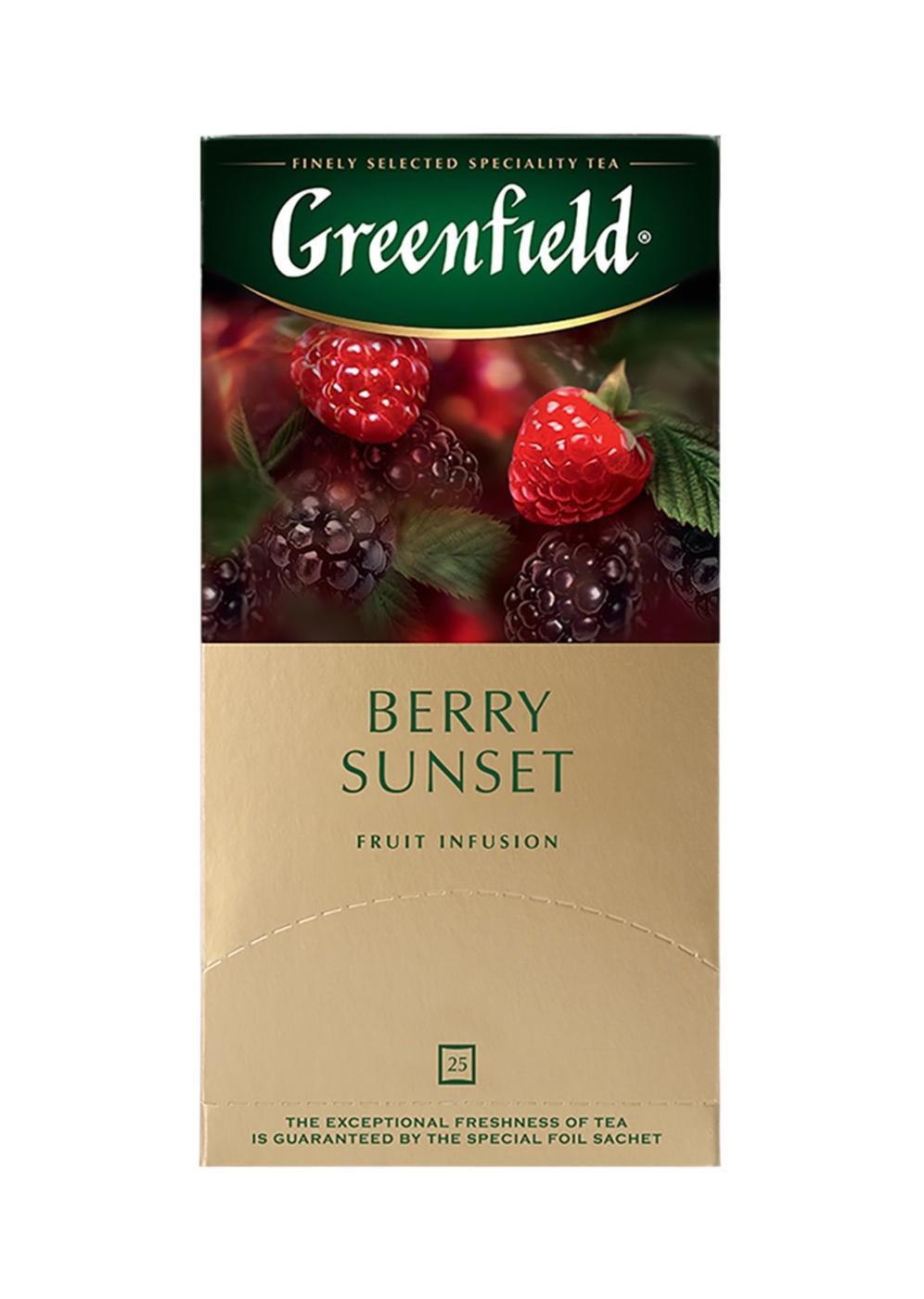 Чай Greenfield Berry Sunset 25 пак. 50 гр., картон
