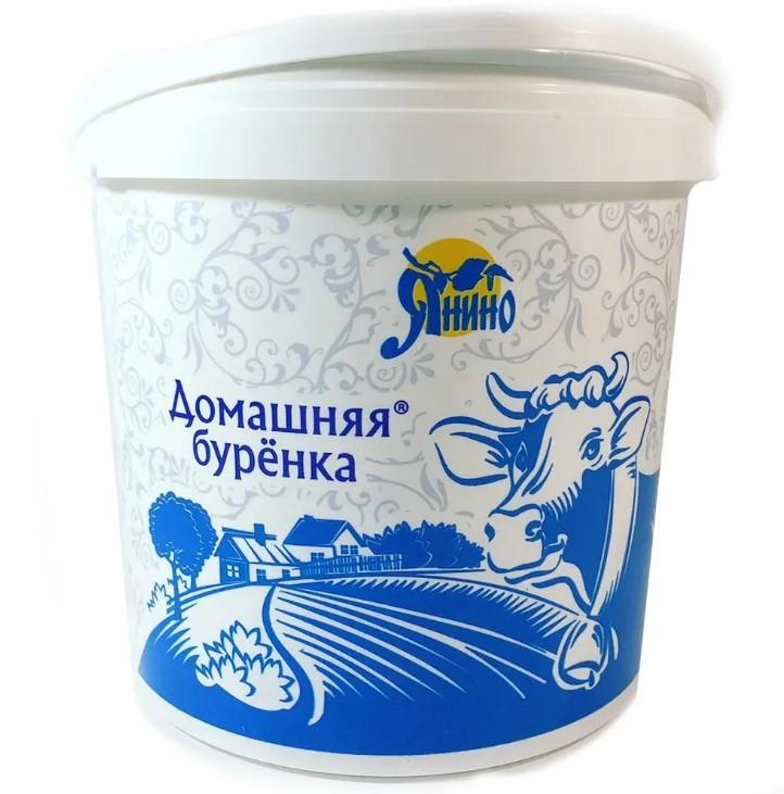 Сметанный продукт Янино Домашняя бурёнка 20% 5 кг., ПЭТ