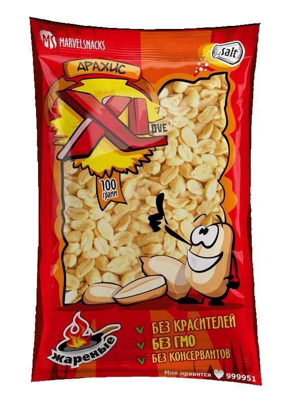 Арахис Marvelsnacks XL очищенный 70 гр., вакуум