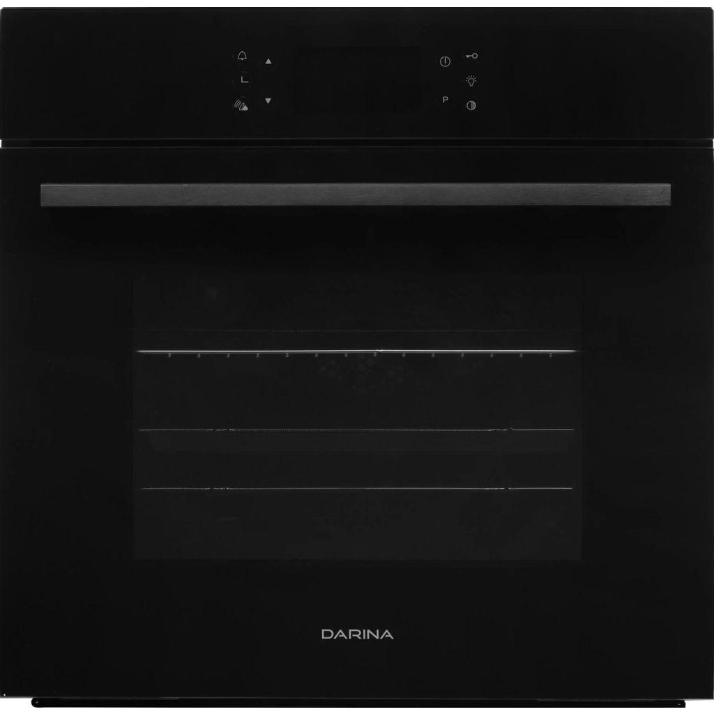 Духовой шкаф электрический Darina 2V BDE 112 710 BB, 65л, дверца с 2 стеклами, черный/стекло черное