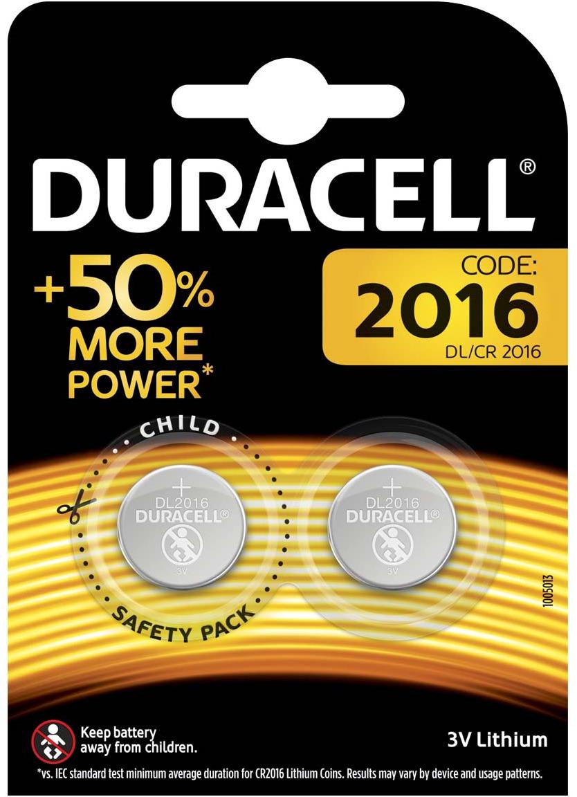 Батарейка Duracell CR2016-2BL 2шт.