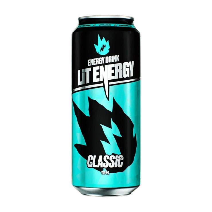 Напиток энергетический LiT Energy Classic клюква барбарис Россия 450 мл., ж/б