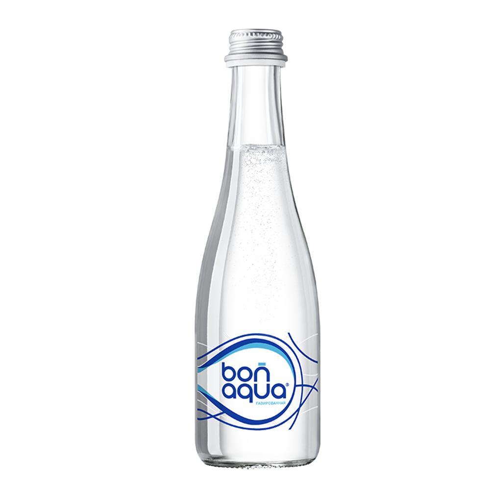 Вода газированная Bon Aqua 330 мл., стекло