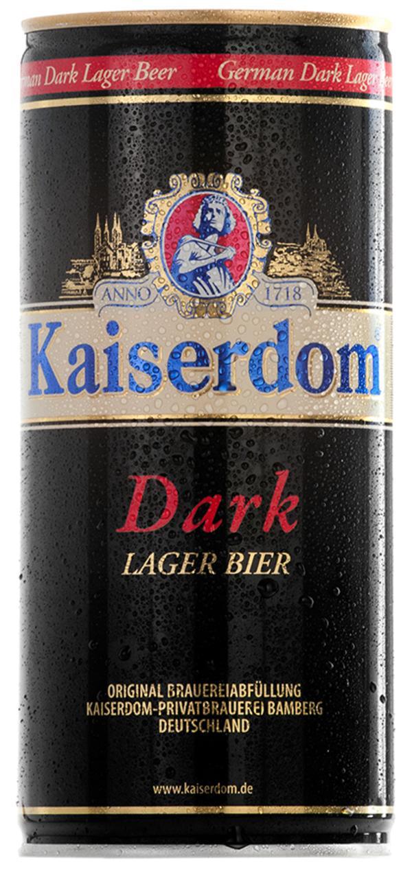 Пиво Kaiserdom Dark Lager темное фильтрованное пастеризованное 4,7% 1 л., ж/б