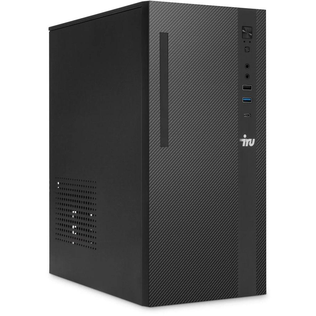 Компьютер iRU Planio 310H6SC Tower Intel Core i3 12100F, DDR4 16ГБ, 256ГБ SSD, NVIDIA GeForce GT610 - 2 ГБ, Windows 11 Pro, черный [2153493]