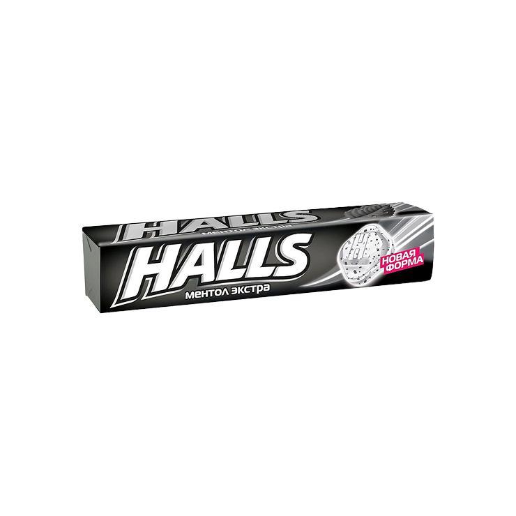 Карамель леденцовая Halls ментол экстра 25 гр., бумага