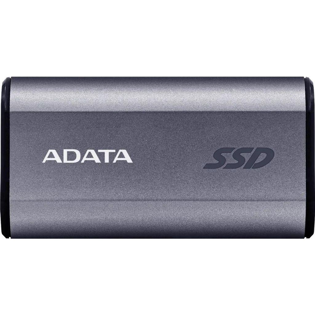 Внешний диск 1ТБ SSD A-Data SC750, USB 3.2 Gen 2, запись - 1000МБ/с, чтение - 1050МБ/с, серый [sc750-1000g-ccbk]