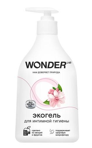 Экогель WONDER LAB для интимной гигиены 540 мл., флакон с дозатором