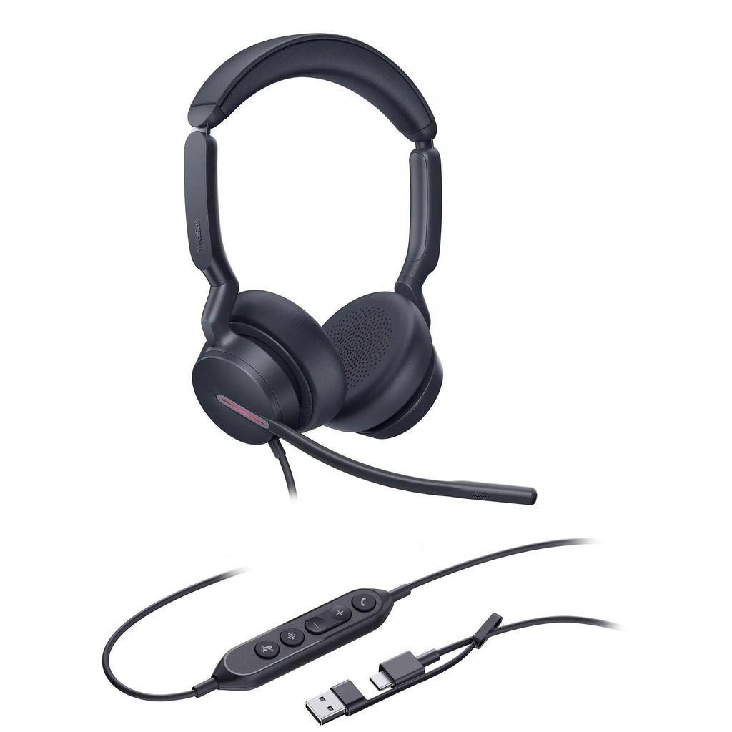 Гарнитура YEALINK UH46 Dual UC USB-C/A черный