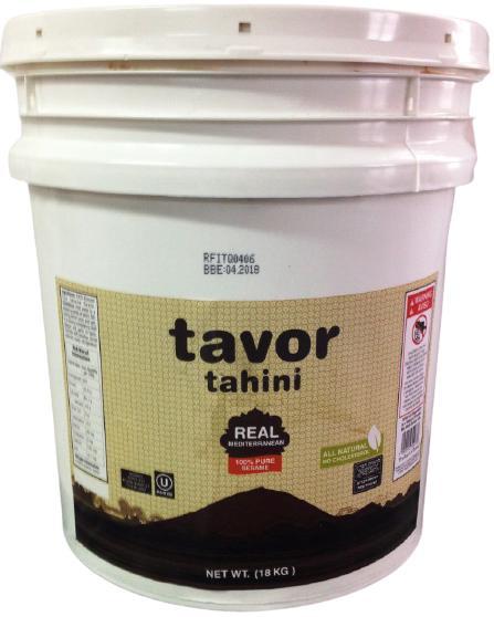 Кунжут Tahini, Tavor, 18 кг., пластиковое ведро