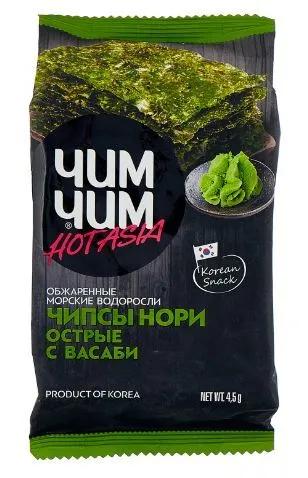 Чипсы нори Чим-Чим Васаби 4,5 гр., флоу-пак