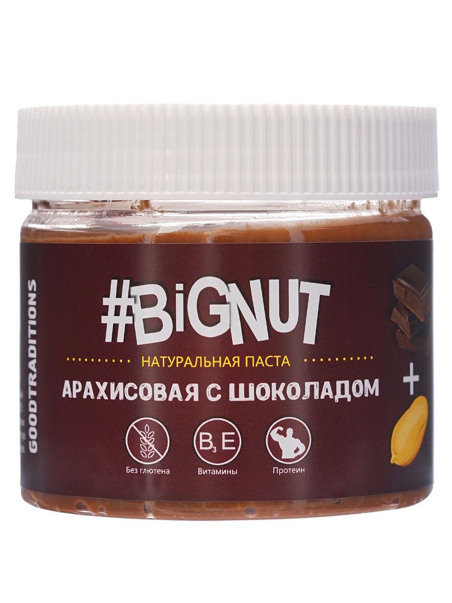 Арахисовая паста GOODTRADITIONS с шоколадом 300 гр., ПЭТ