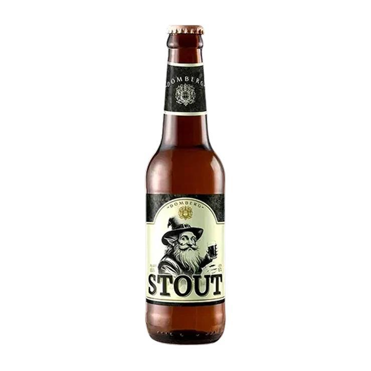 Напиток пивной Domberg Stout Домодедовское осветленный нефильтрованный пастеризованный 6% 450 мл., стекло