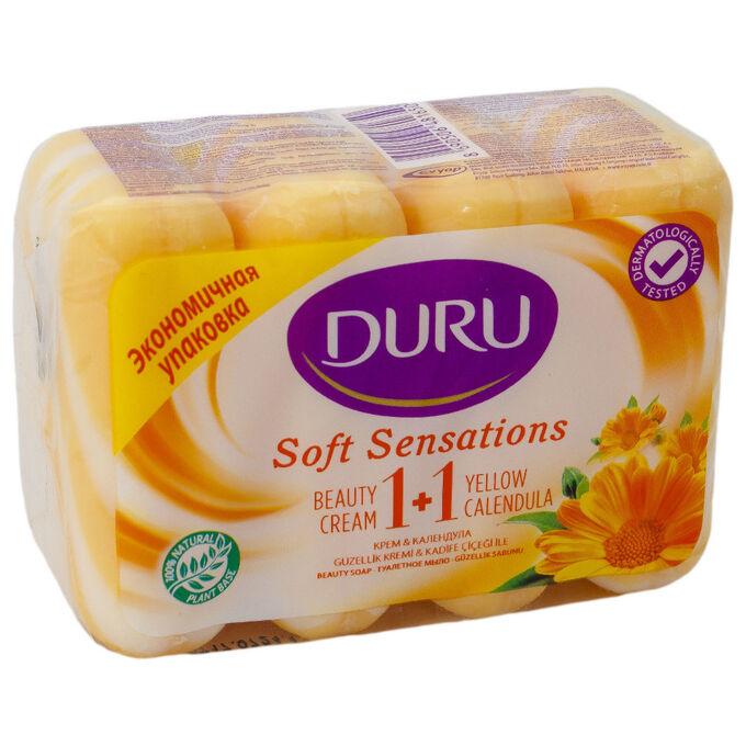 Мыло Duru 1+1 Календула & Крем 80 гр., обертка