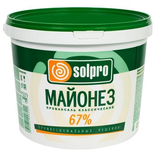 Майонез Solpro провансаль классический 67% 3 л., пластиковая упаковка