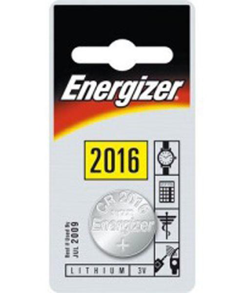 Батарейка Energizer Lithium CR2016, 10 гр., пластиковая упаковка