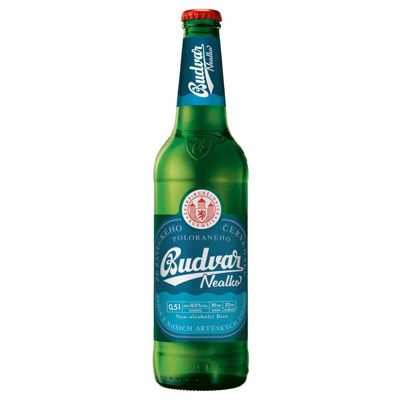 Пиво безалкогольное Budweiser Budvar Nealko 500 мл., стекло
