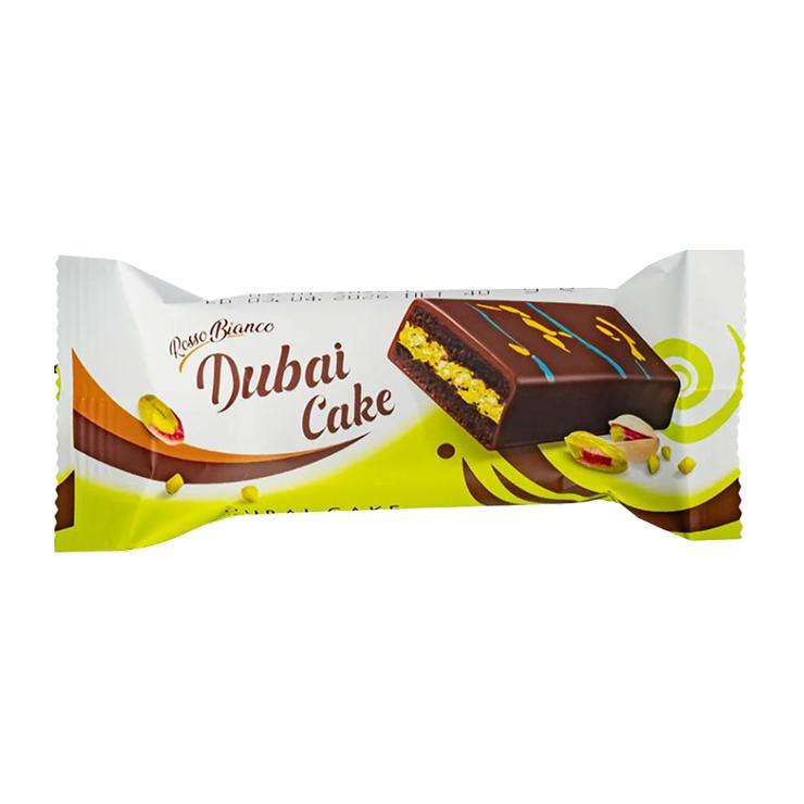 Кекс Rosso Bianco фисташковый шоколадная начинка 40 гр., флоу-пак