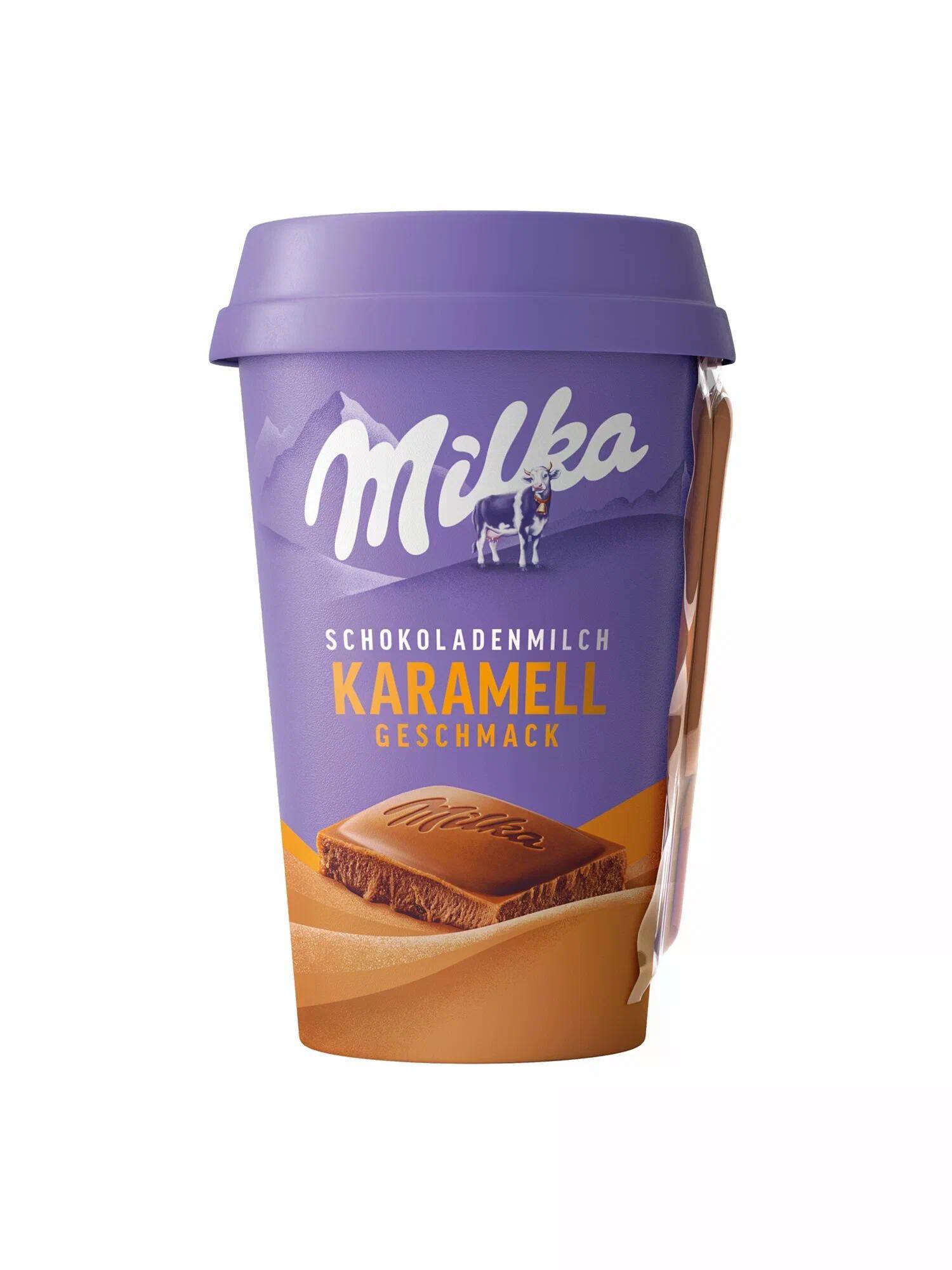 Напиток шоколадный Milka Chocolate Milk Drink Caramel 220 мл., ПЭТ