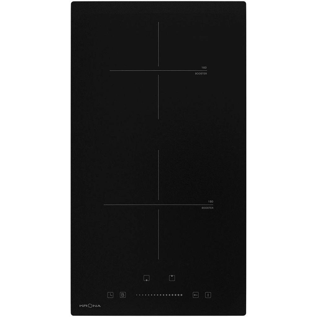 Индукционная варочная поверхность Krona Argon 30 BL 2BTS, конфорок: 2 шт., стеклокерамика, независимая, черный