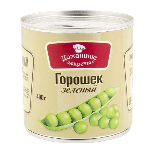 Горошек Домашние Секреты зеленый , 400 гр, ж/б
