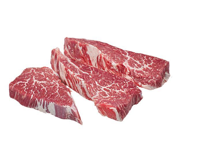 Говядина Праймфудс мраморная отруб мякоть Трай-Тип без кости (Tri-Tip Roast, 185D) с/м 1,7 кг., картон