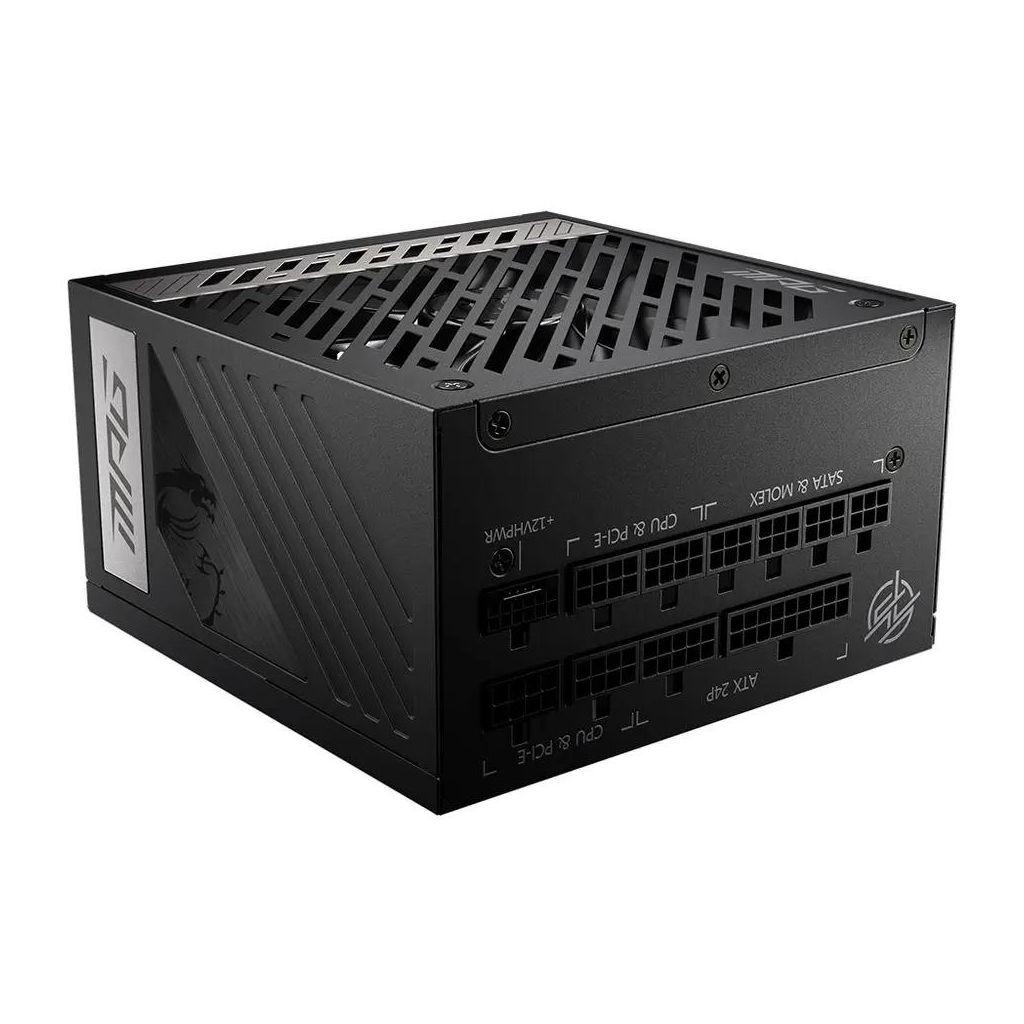 Блок питания MSI MPG A1000G, 1000Вт, 80 PLUS GOLD, 135мм, черный, retail [306-7zp7c11-ce0]