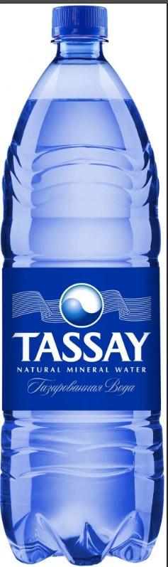 Вода газированная TASSAY лимон 1 л., ПЭТ