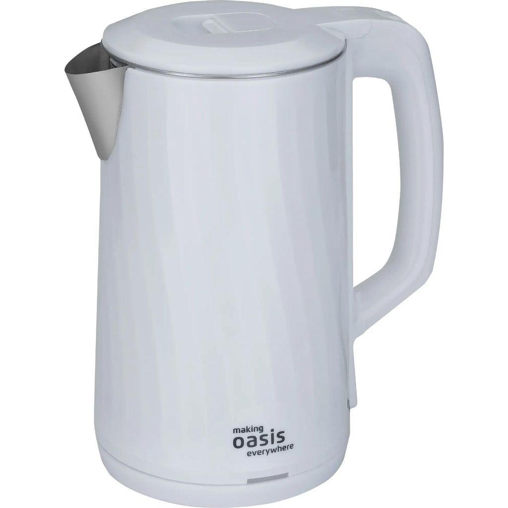 Чайник электрический Oasis K-13PW, 1.8л, пластик