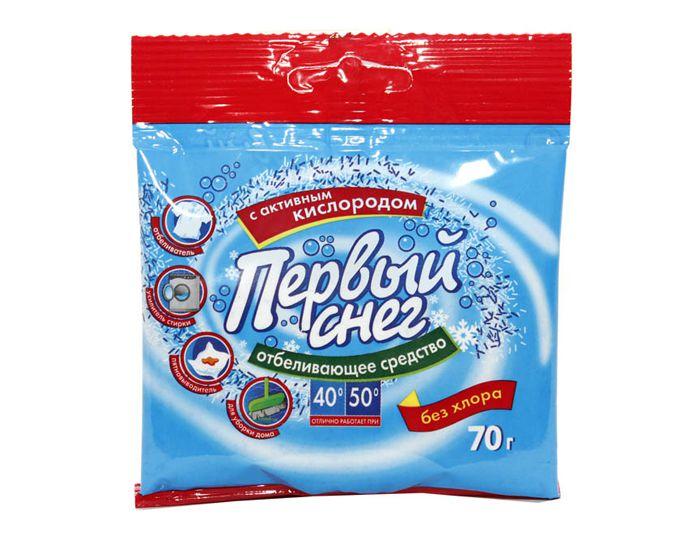 Отбеливатель Первый Снег, 70 гр., флоу-пак