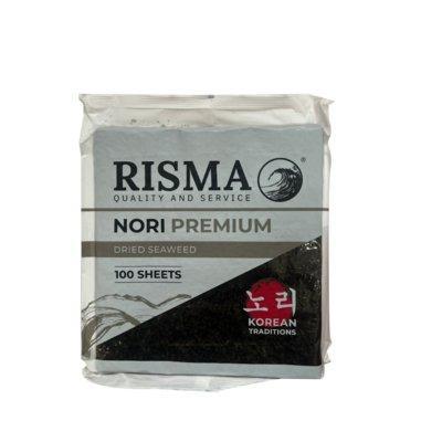 Водоросли нори Risma Premium 100 листов Корея 240 гр., Пластиковый пакет