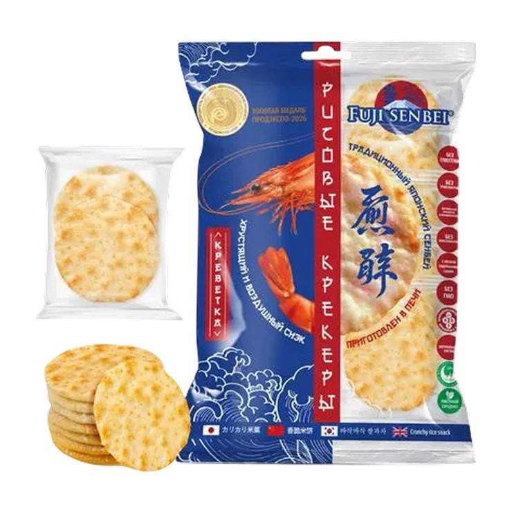Крекеры FUJI SENBEI креветка рисовые 90 гр., флоу-пак