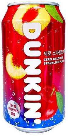 Напиток газированный Dunkin' Donuts Plum слива 355 мл., ж/б