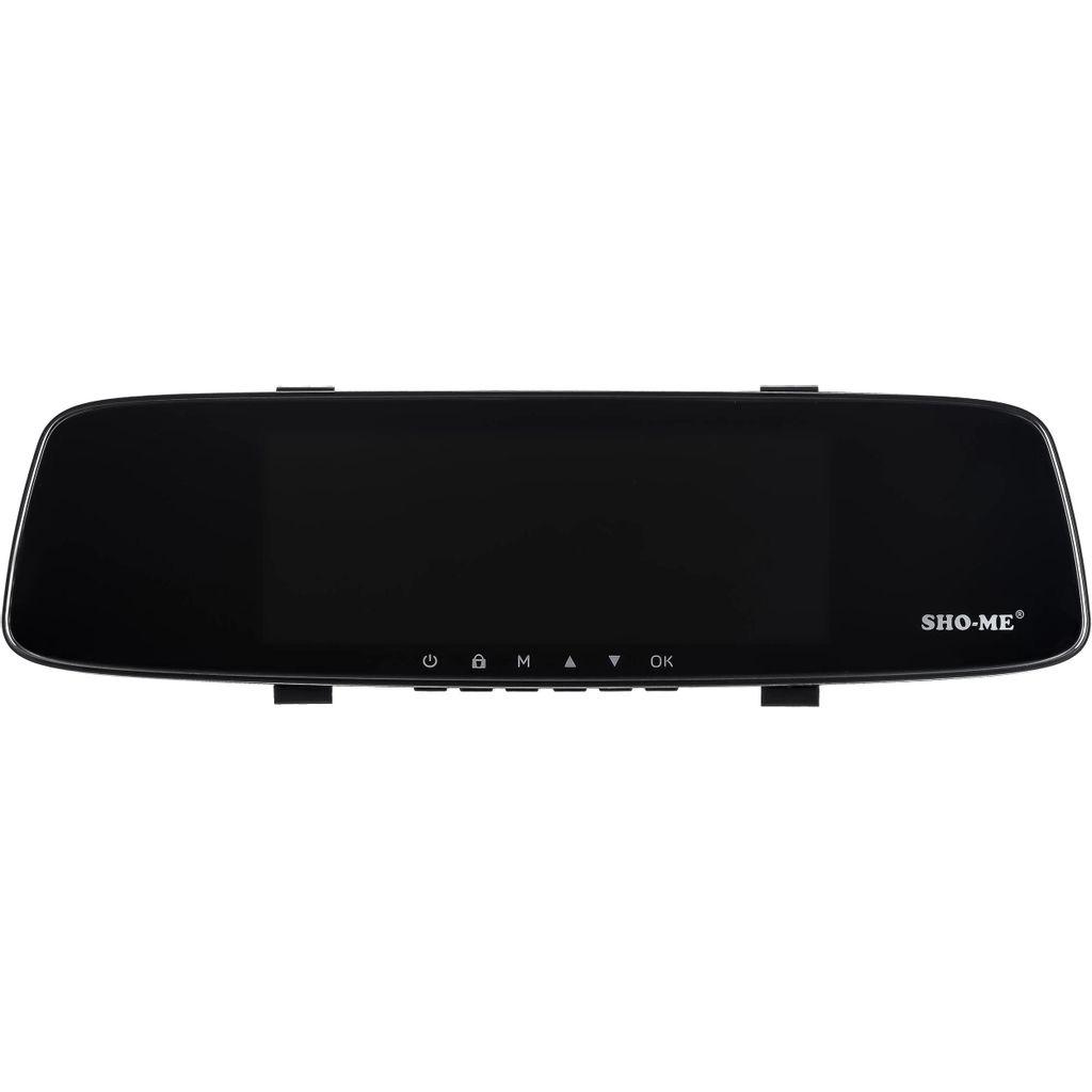 Видеорегистратор с радар-детектором Sho-Me Combo Mirror WiFi Duo, черный