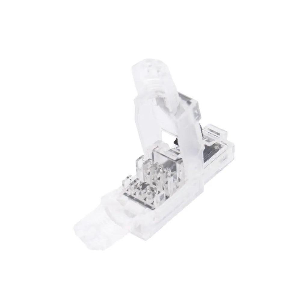 Коннектор REXANT 02-0281 кат.6 RJ45 прозрачный